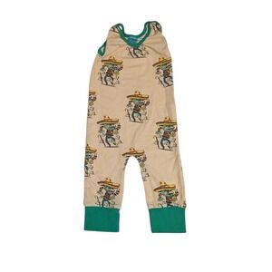 Raspberry Republic Organic‎ Cotton Zombie Fiesta Romper One Piece 9M-1.5Y